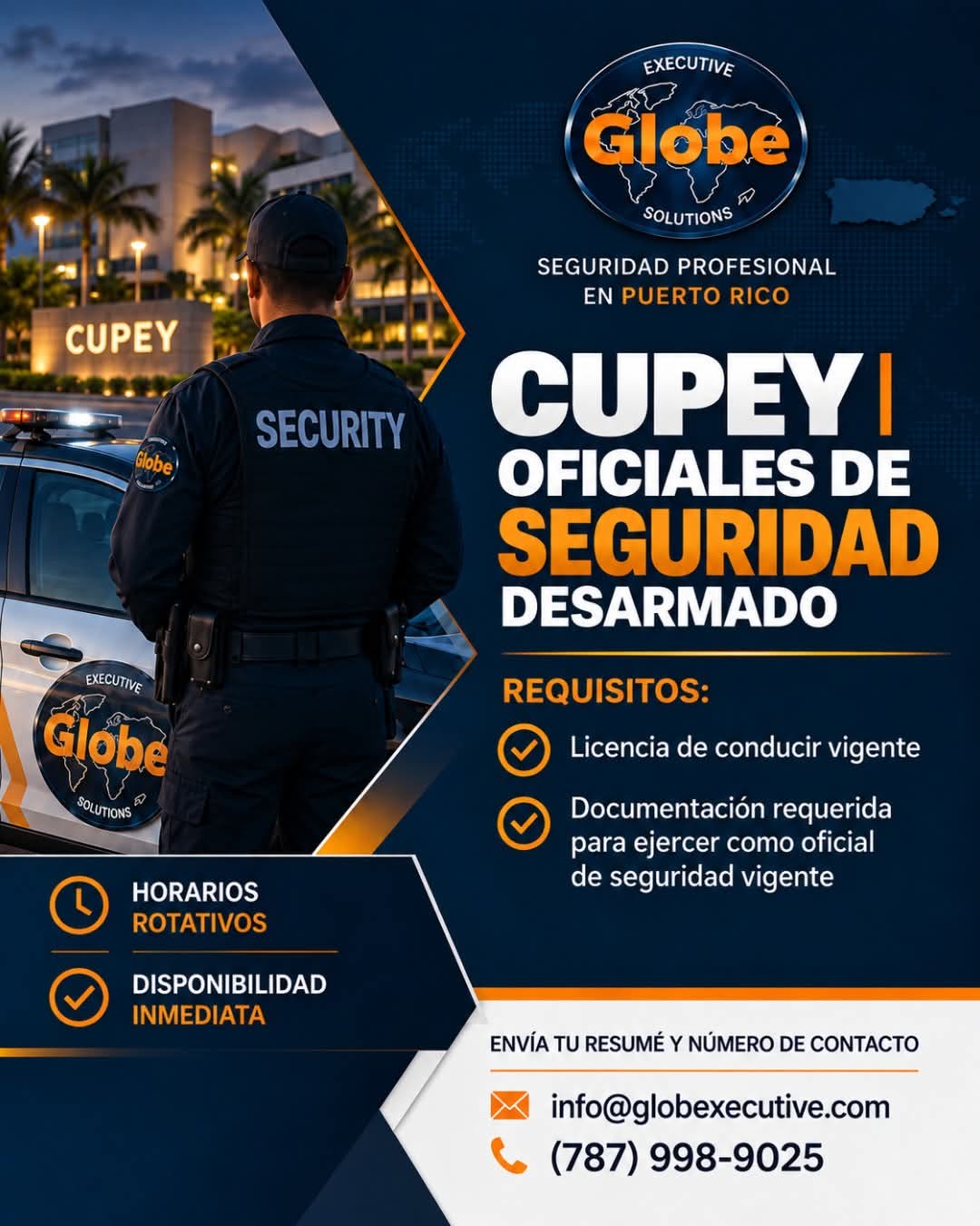 Flyer del anuncio, subido por el patrono