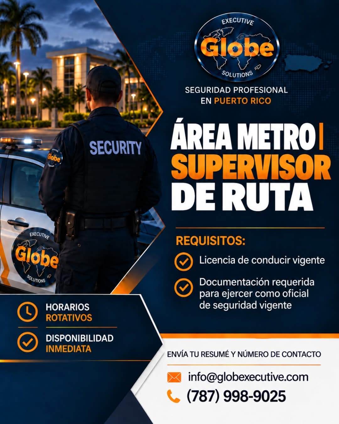 Flyer del anuncio, subido por el patrono