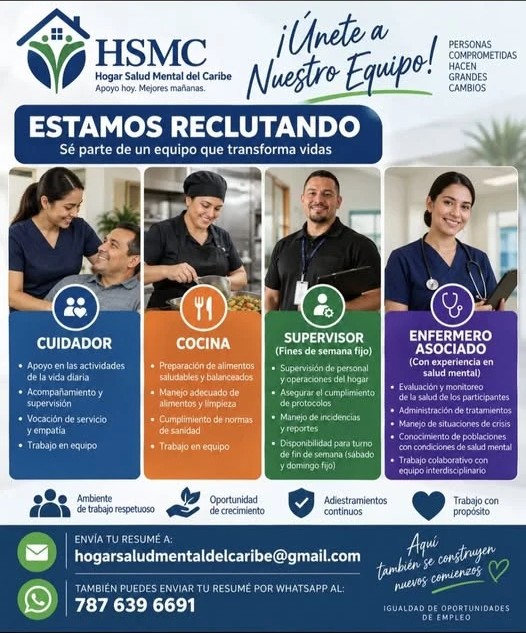 Flyer del anuncio, subido por el patrono