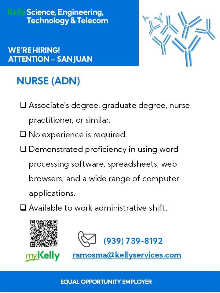 Flyer del anuncio, subido por el patrono
