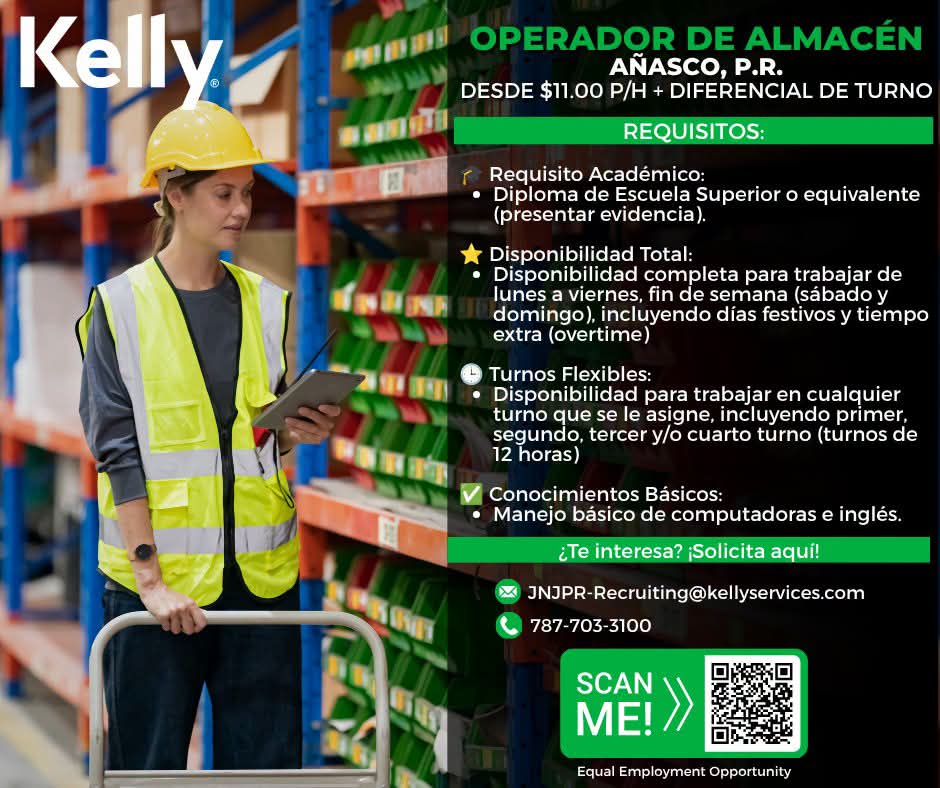 Flyer del anuncio, subido por el patrono