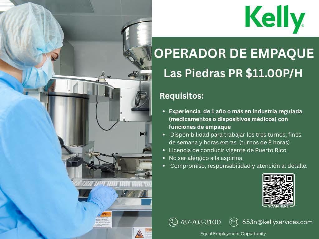 Flyer del anuncio, subido por el patrono