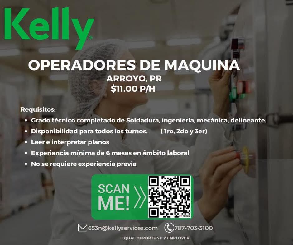Flyer del anuncio, subido por el patrono