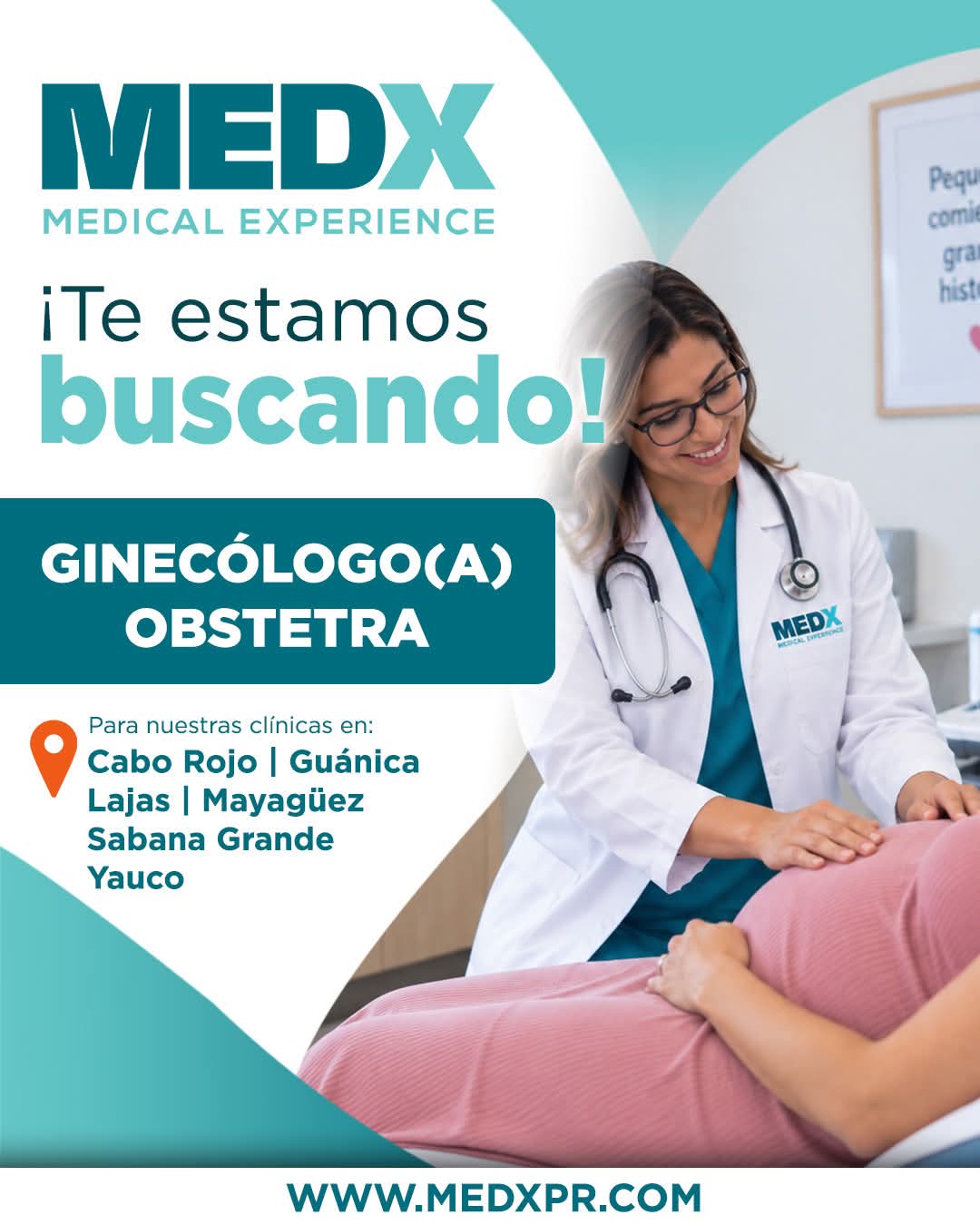 Flyer del anuncio, subido por el patrono