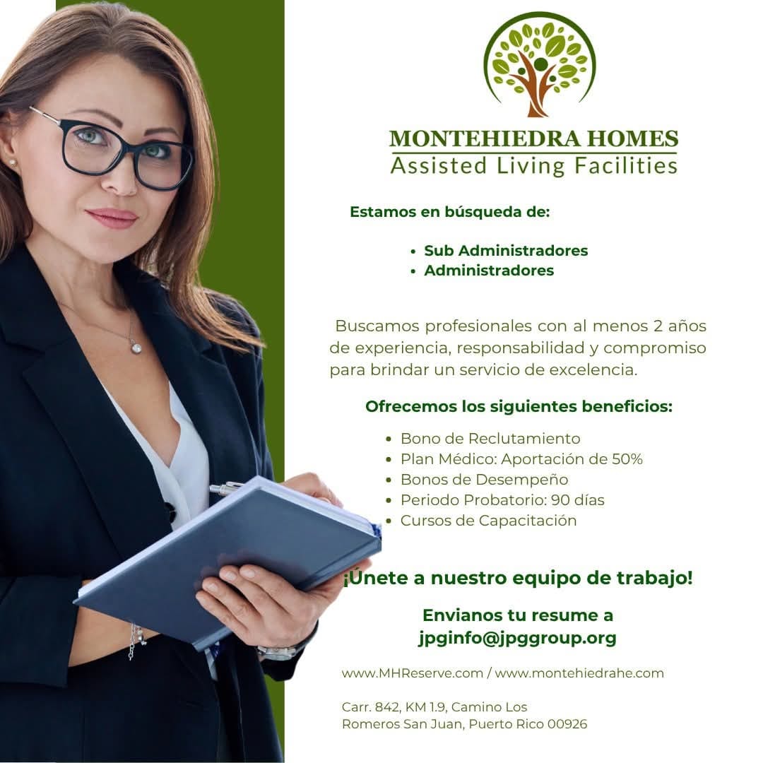 Flyer del anuncio, subido por el patrono