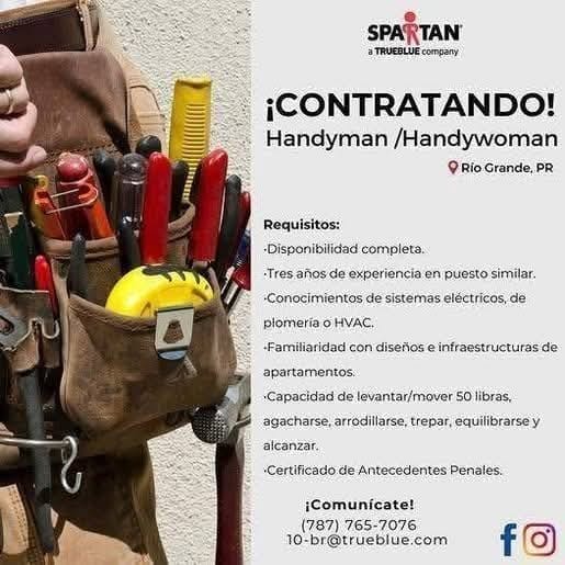 Flyer del anuncio, subido por el patrono