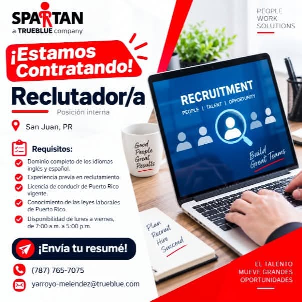 Flyer del anuncio, subido por el patrono