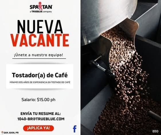 Flyer del anuncio, subido por el patrono