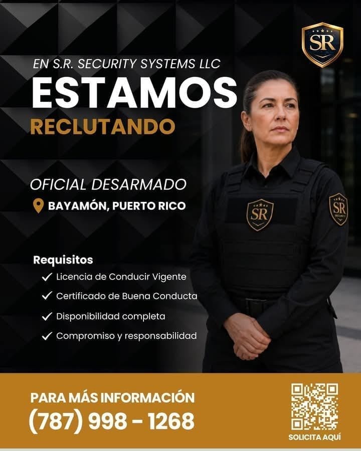 Flyer del anuncio, subido por el patrono